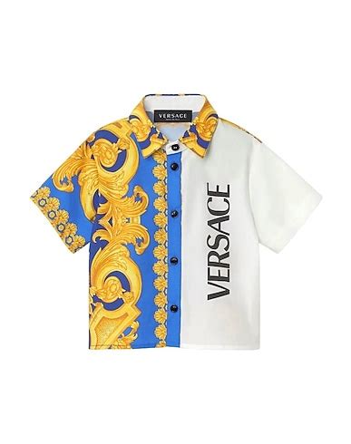 camicia uomo versace maniche corte|Versace .